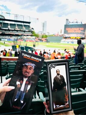 Tupac Shakur Orioles Bobblehead - Black & White Packaging